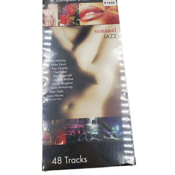 Sensual Jazz 4 Disk Cd Set and Swing 4 Disk CD set **NEW FACTORY SEALED ** - Picture 2 of 7
